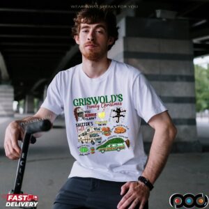 Griswold’s Family Christmas Vacation Featuring Cousin Eddie, Clark Griswold, RV, Tree, and More T Shirt