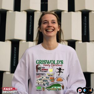 Griswold’s Family Christmas Vacation Featuring Cousin Eddie, Clark Griswold, RV, Tree, and More T Shirt