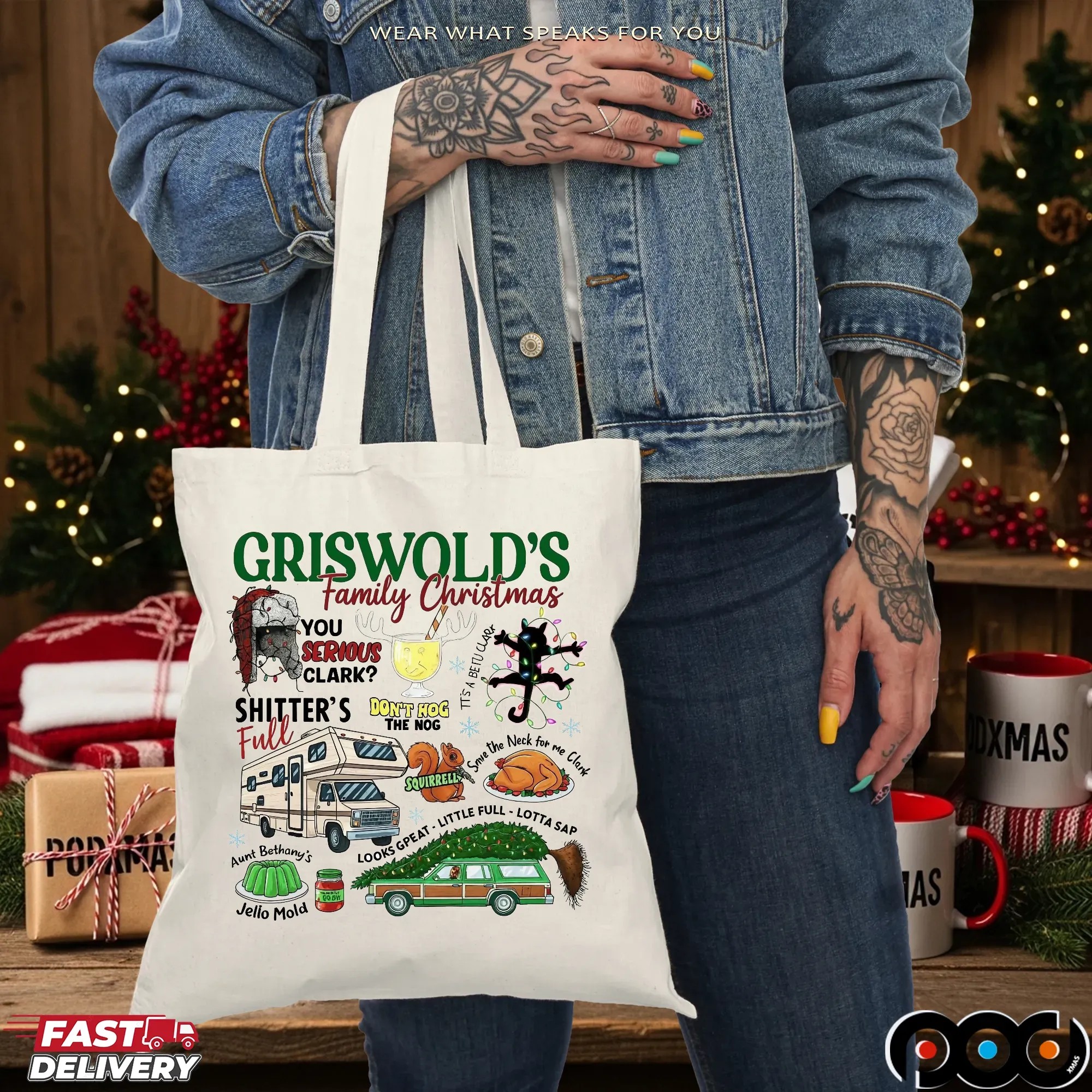 Griswold’s Family Christmas Vacation Featuring Cousin Eddie, Clark Griswold, RV, Tree, and More T Shirt