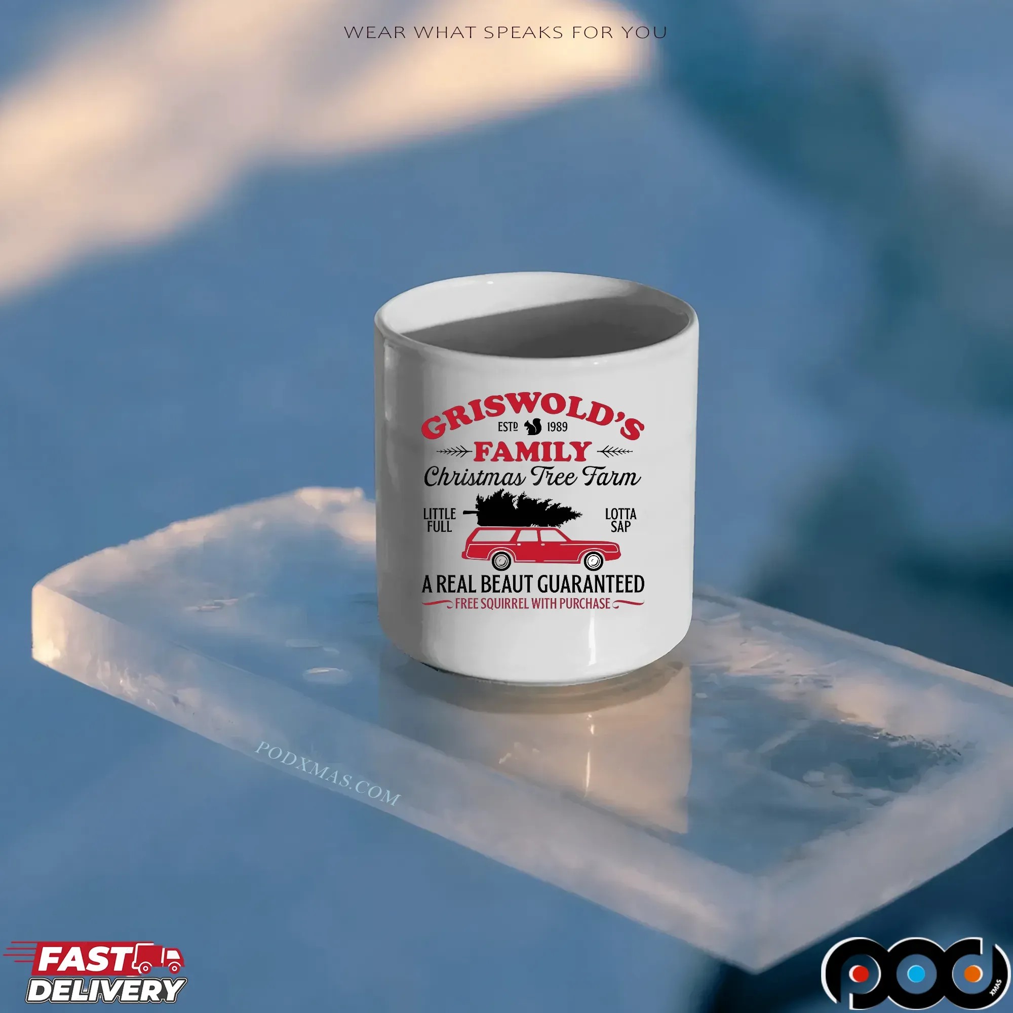 Griswold's Family Estd 1989 Christmas Tree Farm A Real Beaut Guaranteed Free Squirrel With Purchase National Lampoon's T Shirt