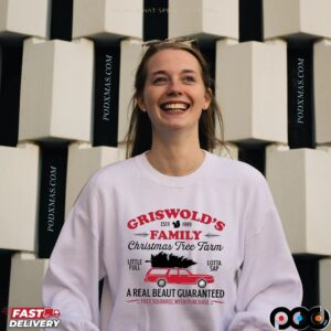 Griswold's Family Estd 1989 Christmas Tree Farm A Real Beaut Guaranteed Free Squirrel With Purchase National Lampoon's T Shirt