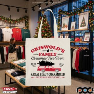 Griswold's Family Estd 1989 Christmas Tree Farm A Real Beaut Guaranteed Free Squirrel With Purchase National Lampoon's T Shirt