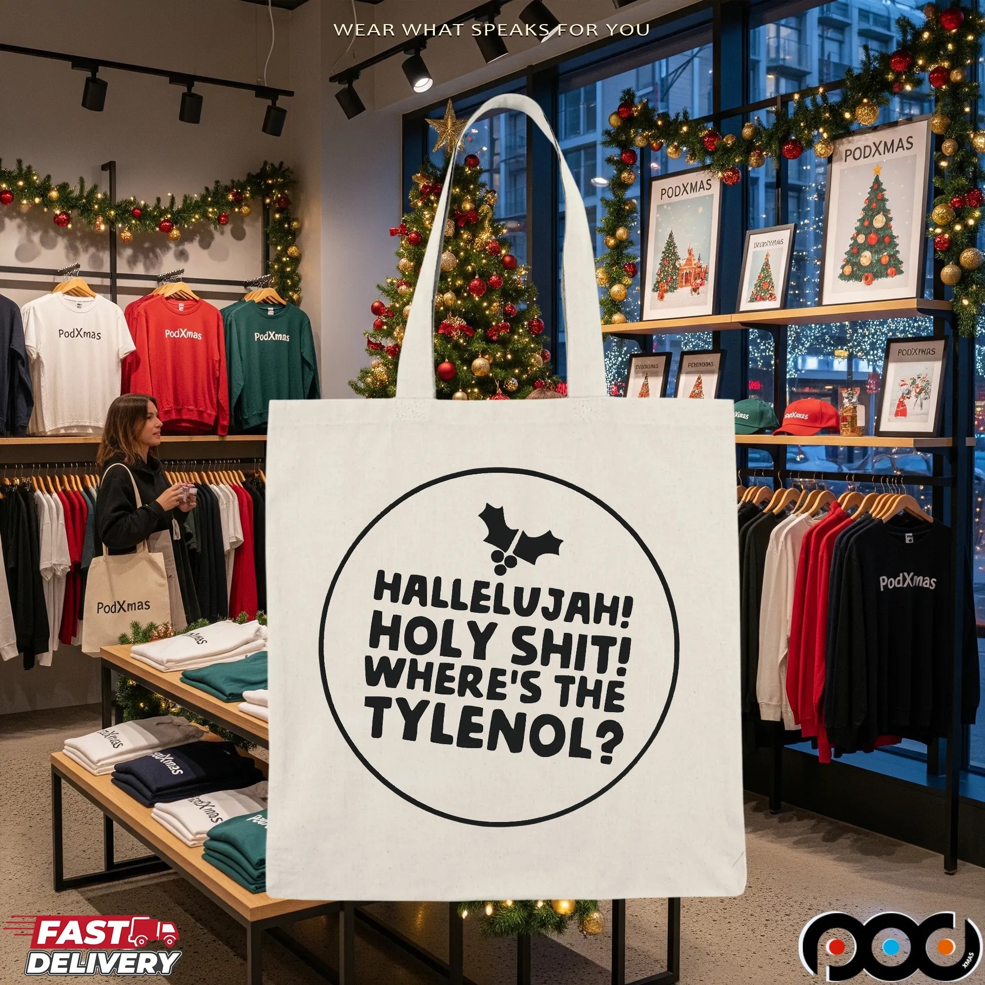 Griswold's Family Hallelujah Holy Shit Where's The Tylenol Christmas T Shirt
