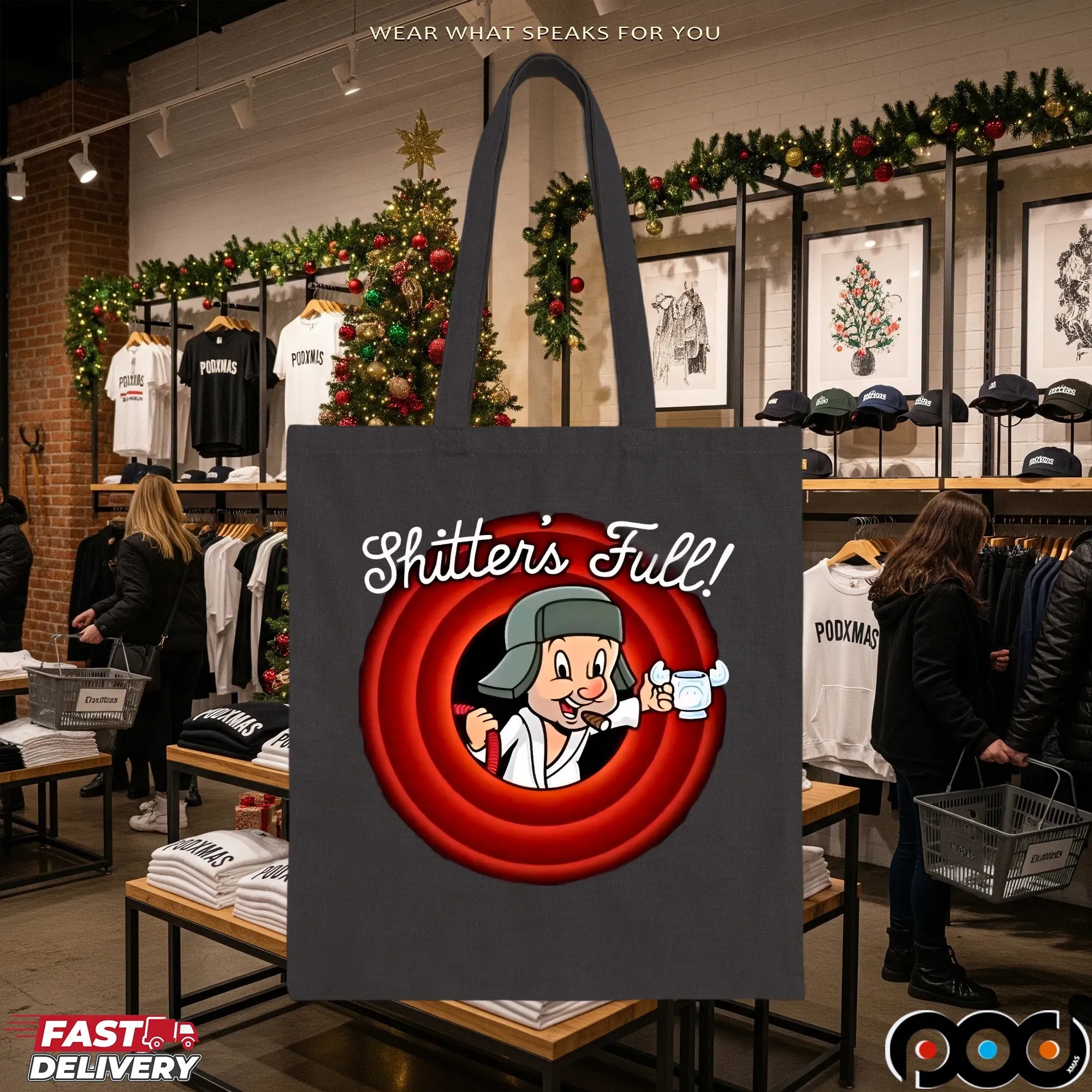Griswold's Family Shitter's Full Cousin Eddie National Lampoon's Vacaction Cartoon Style T Shirt
