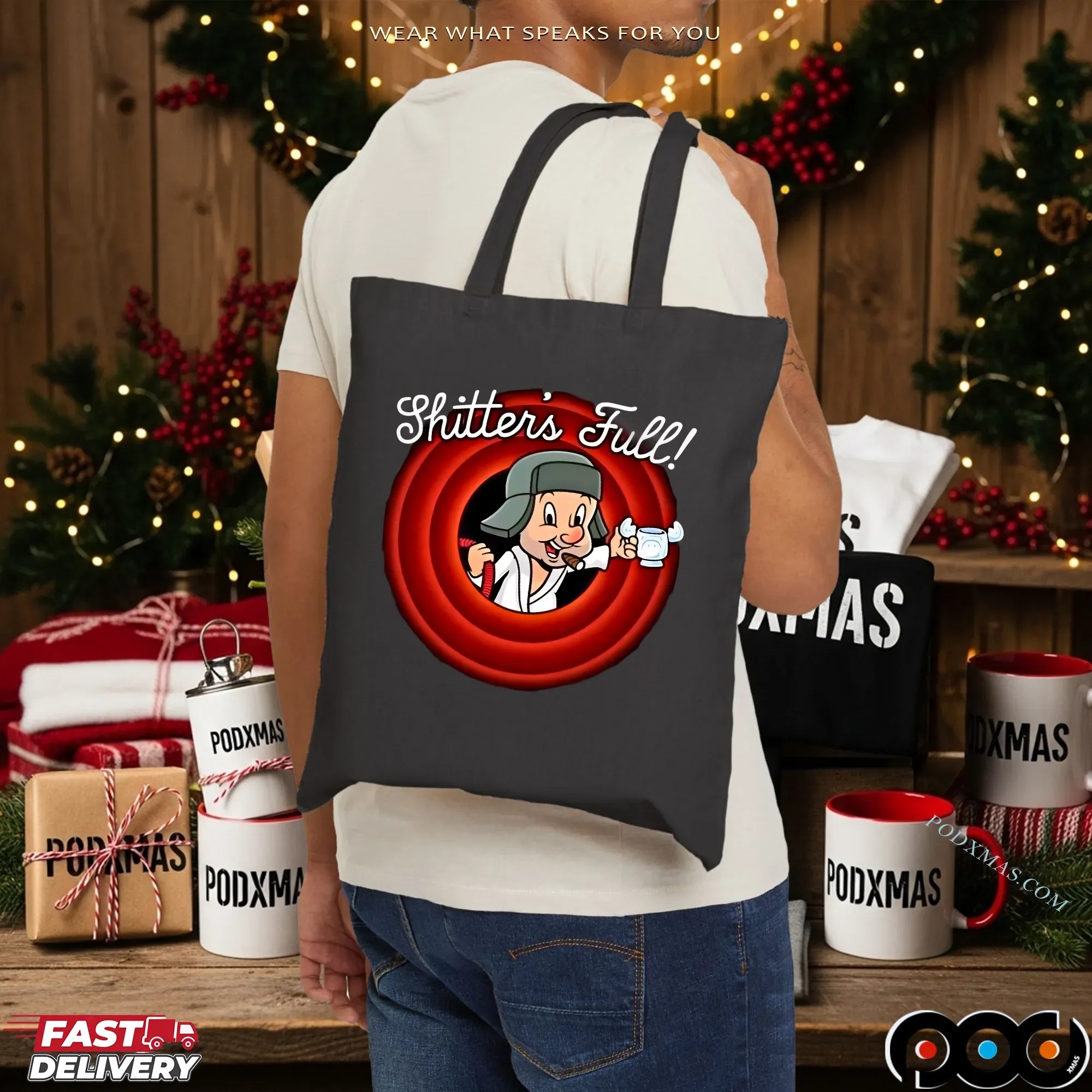 Griswold's Family Shitter's Full Cousin Eddie National Lampoon's Vacaction Cartoon Style T Shirt