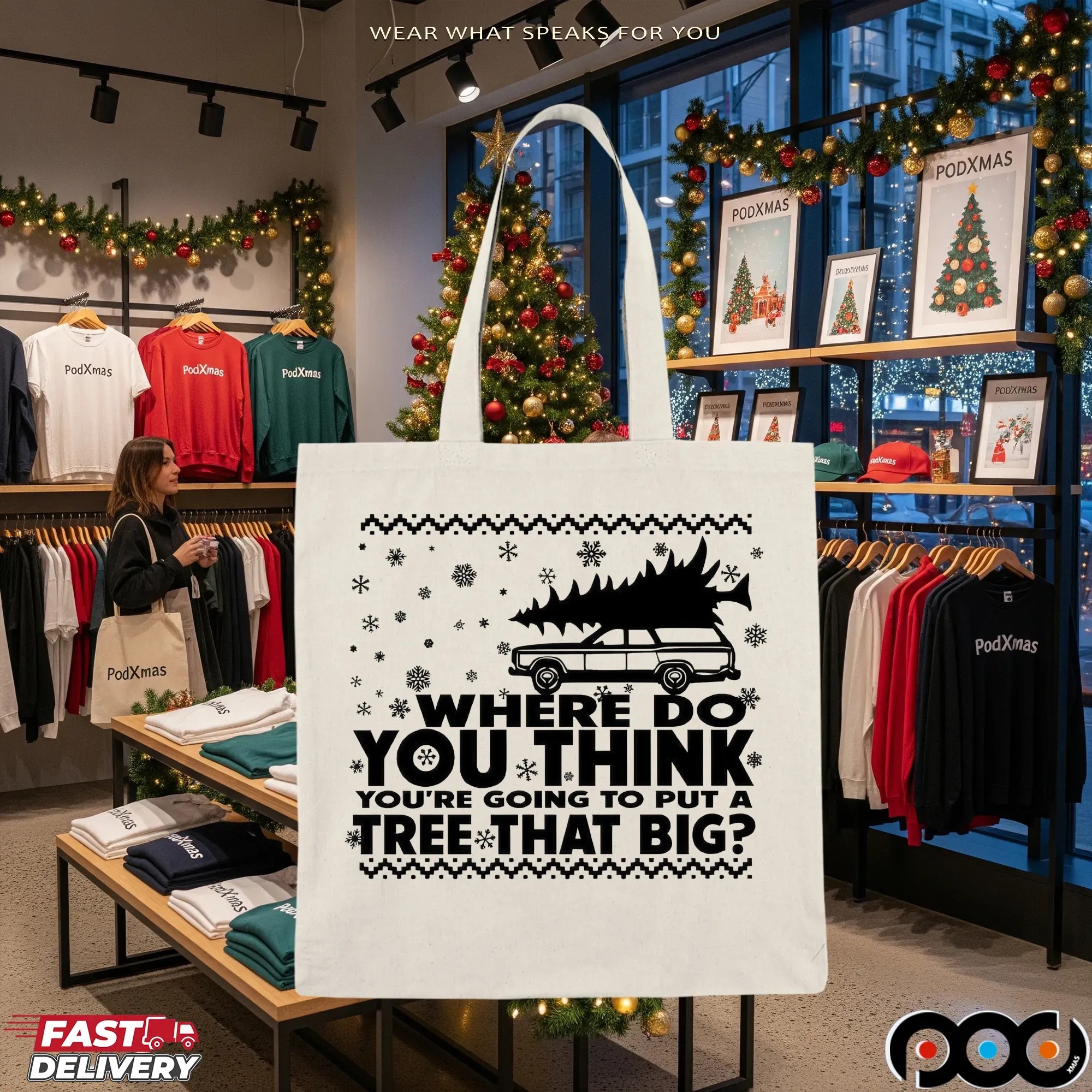 Griswold's Family Where Do You Think You're Going To Put A Tree That Big Christmas T Shirt