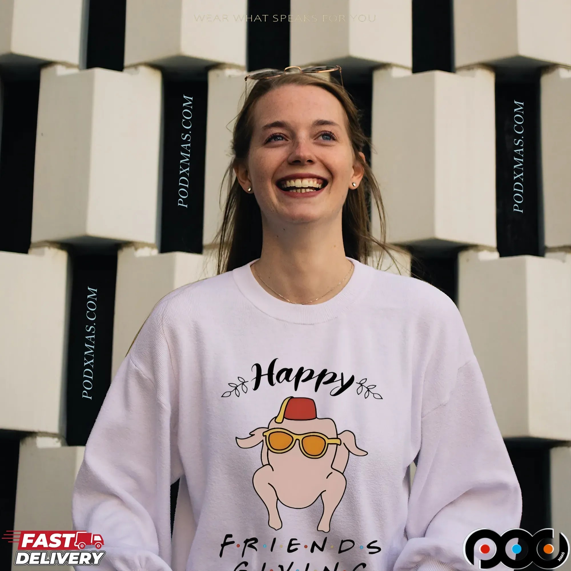 Happy Friendsgiving 2025 Thanksgiving Meme T Shirt