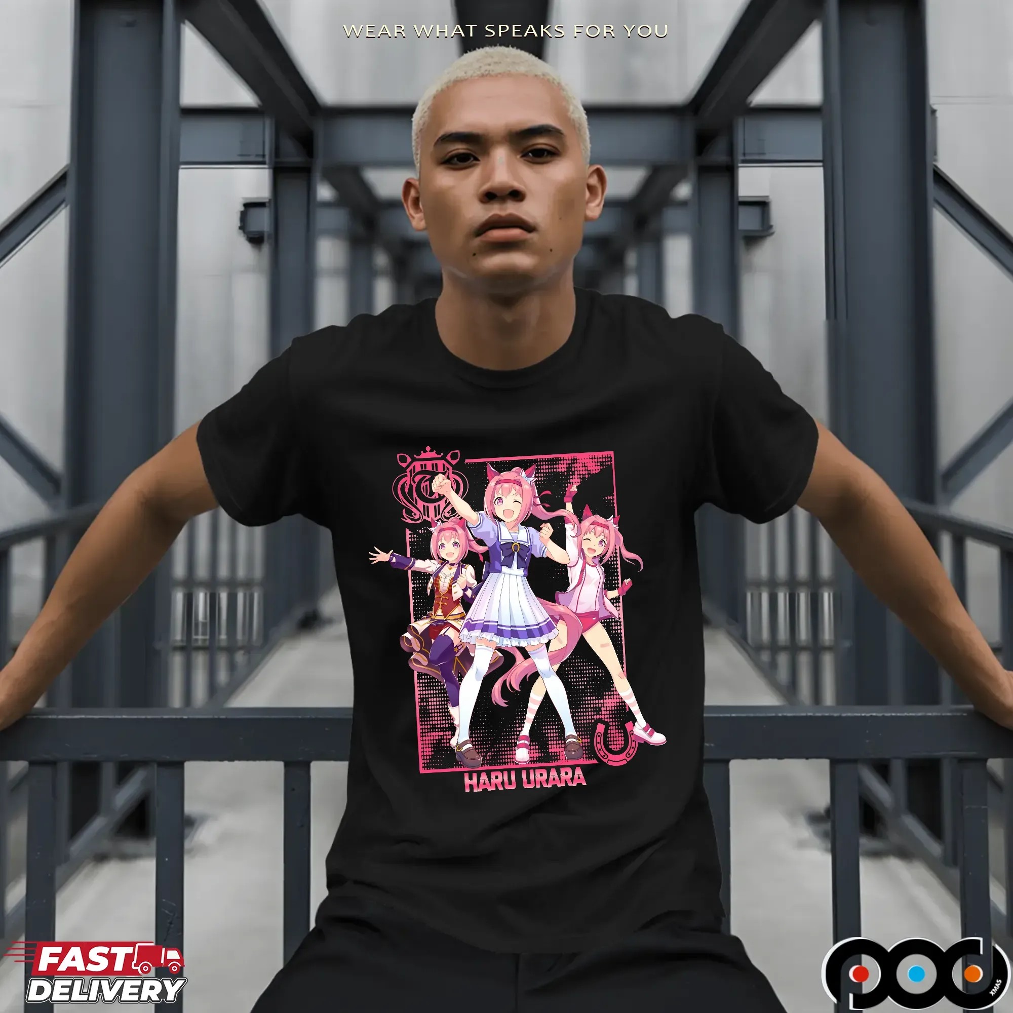Haru Urara Multi Outfit Uma Musume Pretty Derby T Shirt