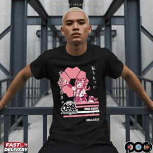 Haru Urara Uma Musume Pretty Derby Pink Motivational Japanese T Shirt