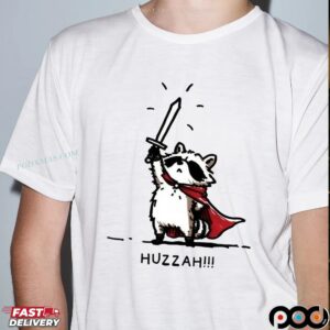 Heroic Raccoon Brave Animal T Shirt