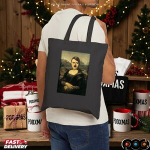 Hitler Mona Lisa Parody T Shirt