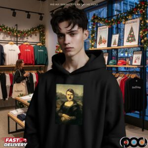 Hitler Mona Lisa Parody T Shirt