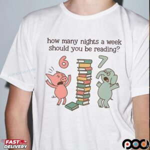 How Many Nights A Week Should You Be Reading 6 7 Meme T Shirt
