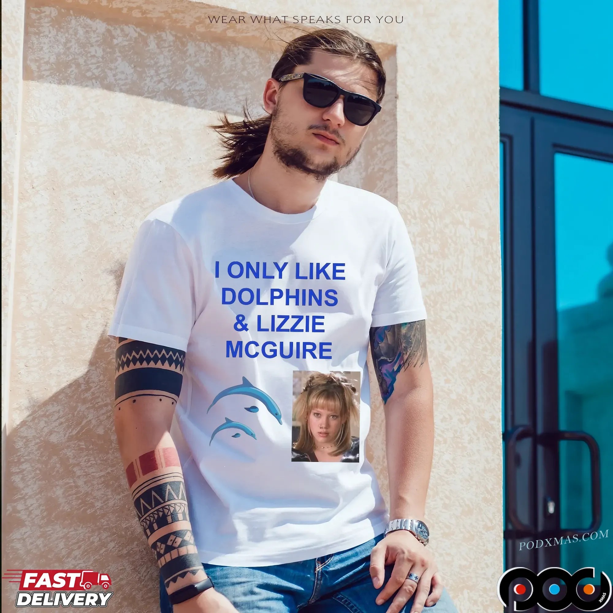 I Only Like Dolphins And Lizzie McGuire T Shirt