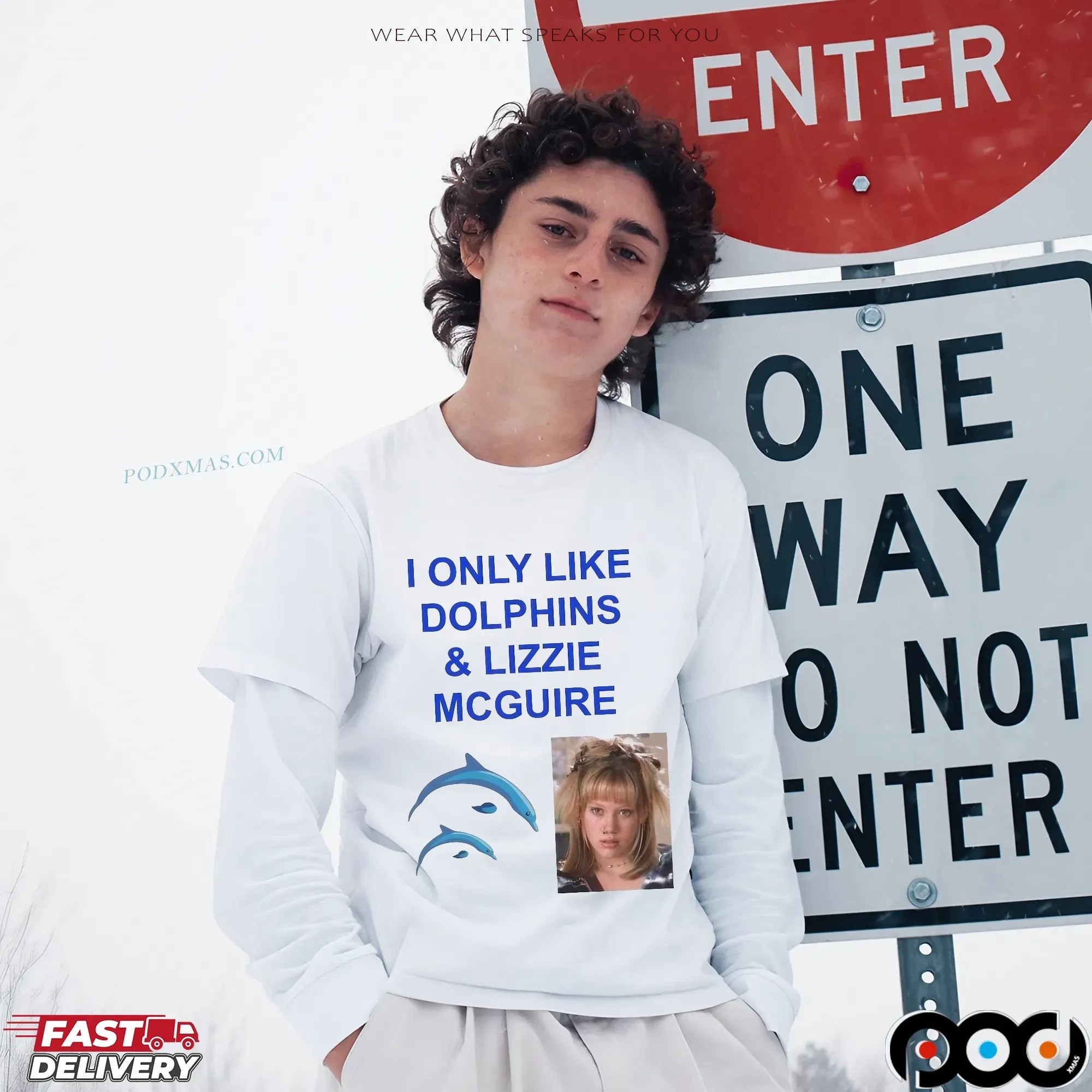 I Only Like Dolphins And Lizzie McGuire T Shirt