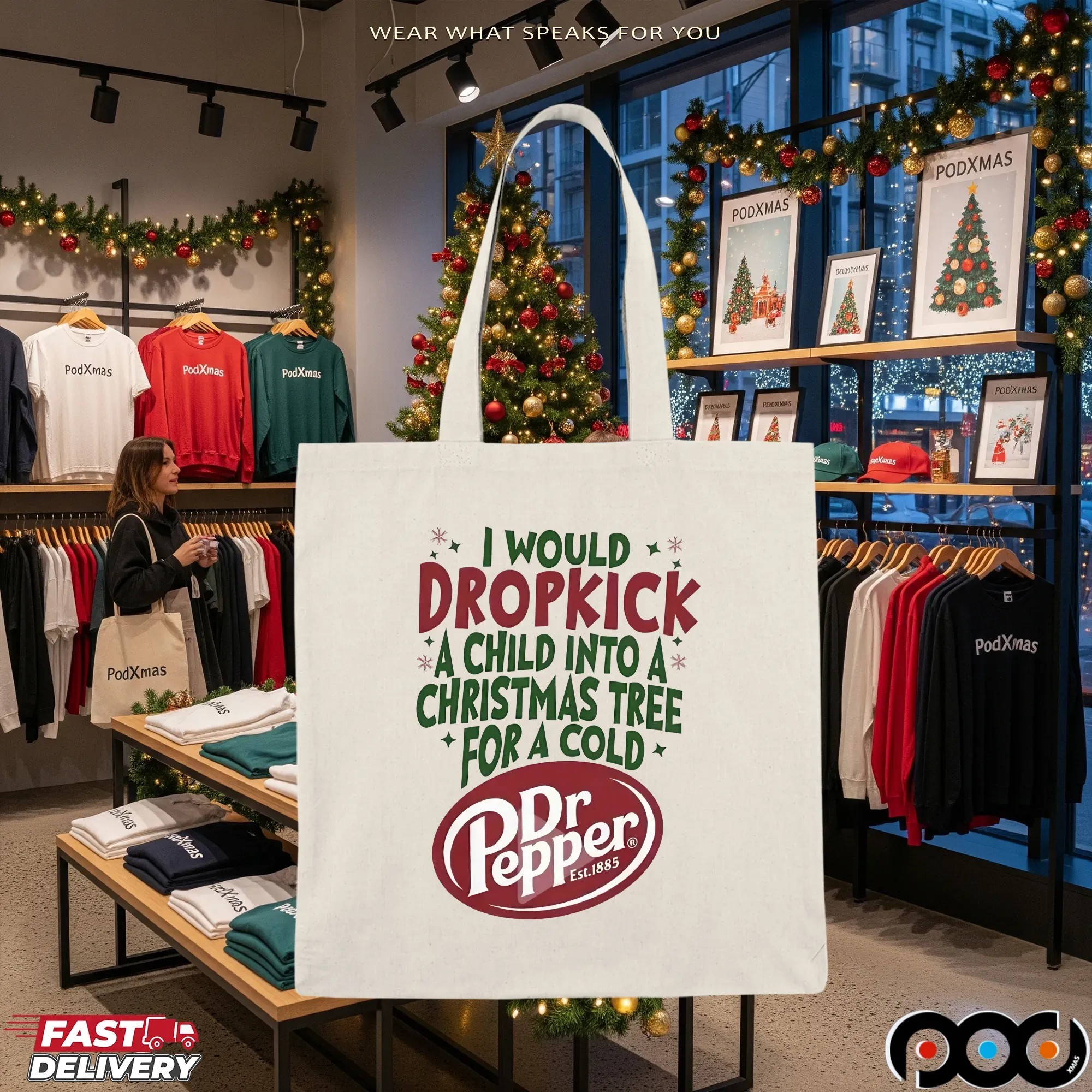 I Would Dropkick A Child Into A Christmas Tree For A Cold Pepper Est 1885 T Shirt