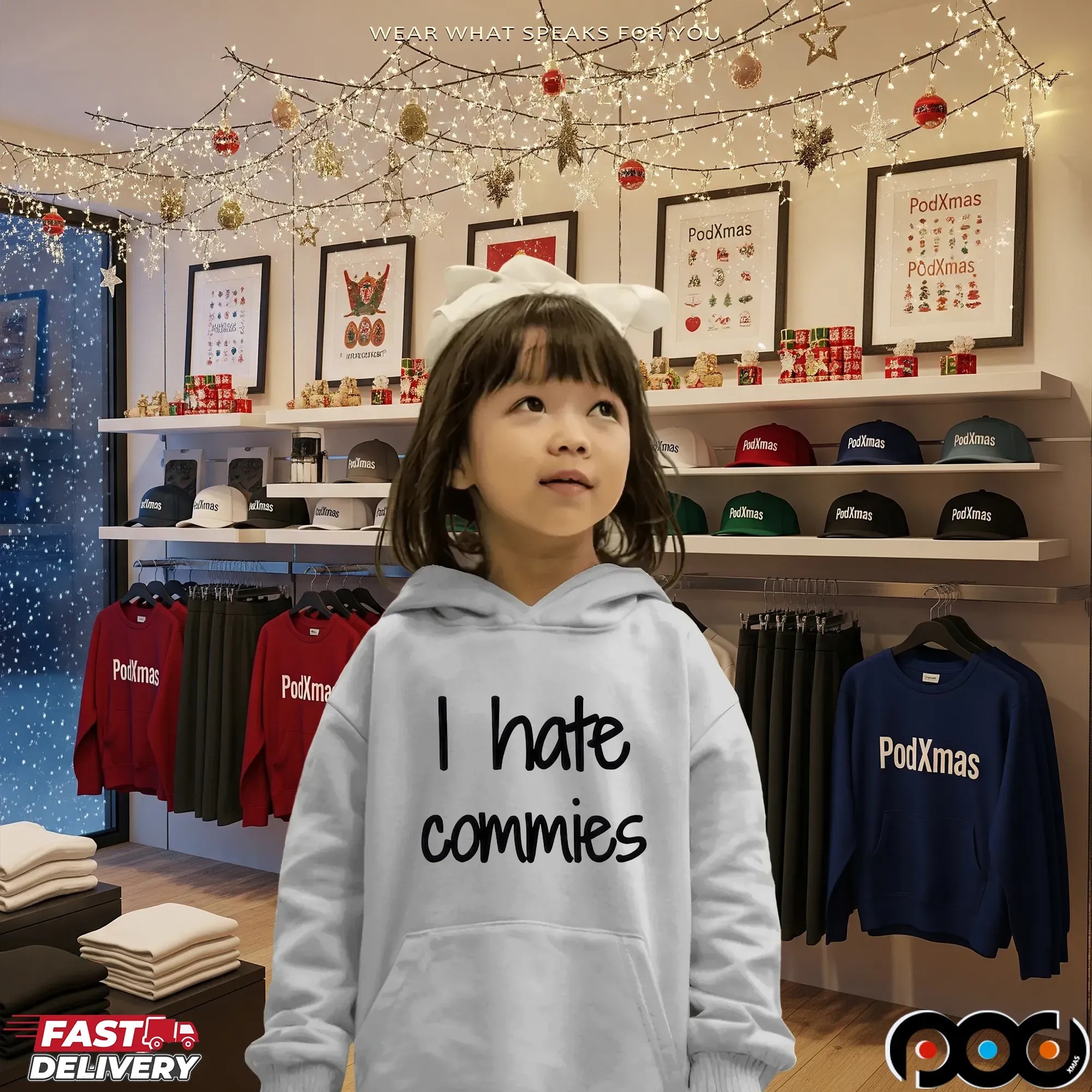 I hate commies classic T shirt