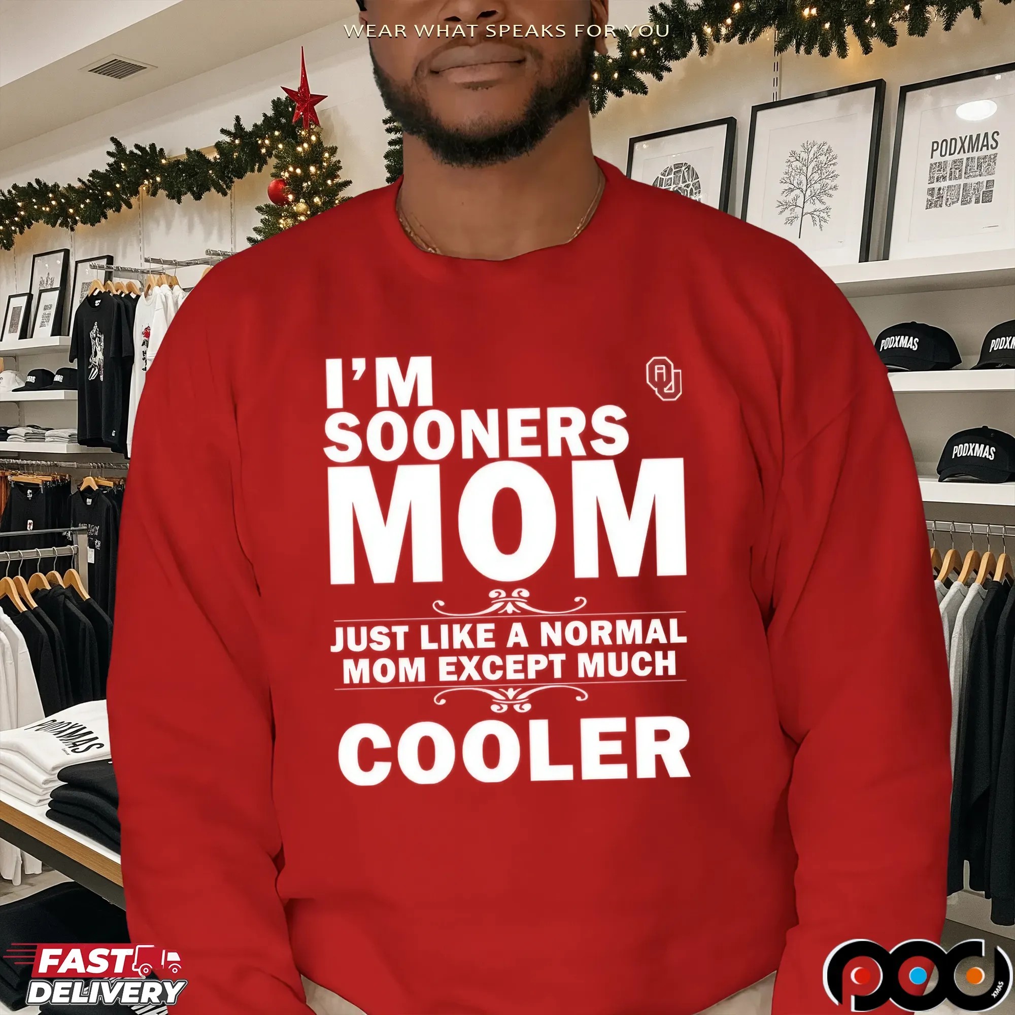 I'm A Oklahoma Sooners Mom Just Like A Normal Mom Except Much Cooler T Shirt