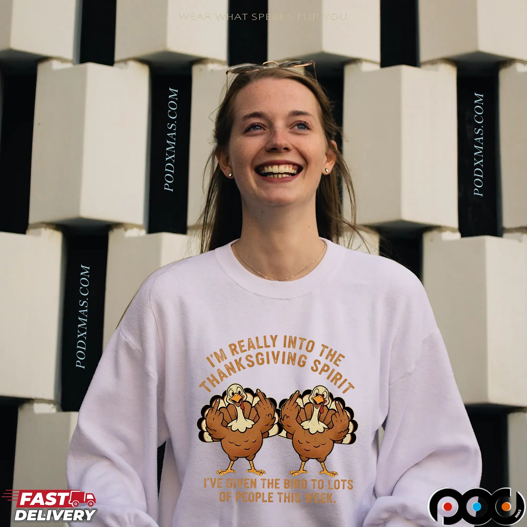 I'm Really Into The Thanksgiving Spirit I've Given The Bird To Lots Of People This Week Thanksgiving Turkey Humor T Shirt