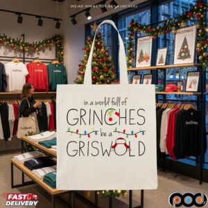 In A World Full Of Grinches Be A Griswold Christmas Lights National Lampoon's Vacation T Shirt