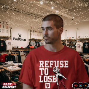 Indiana Hoosiers Football Omar Cooper Jr Refuse to Lose Graphic T Shirt