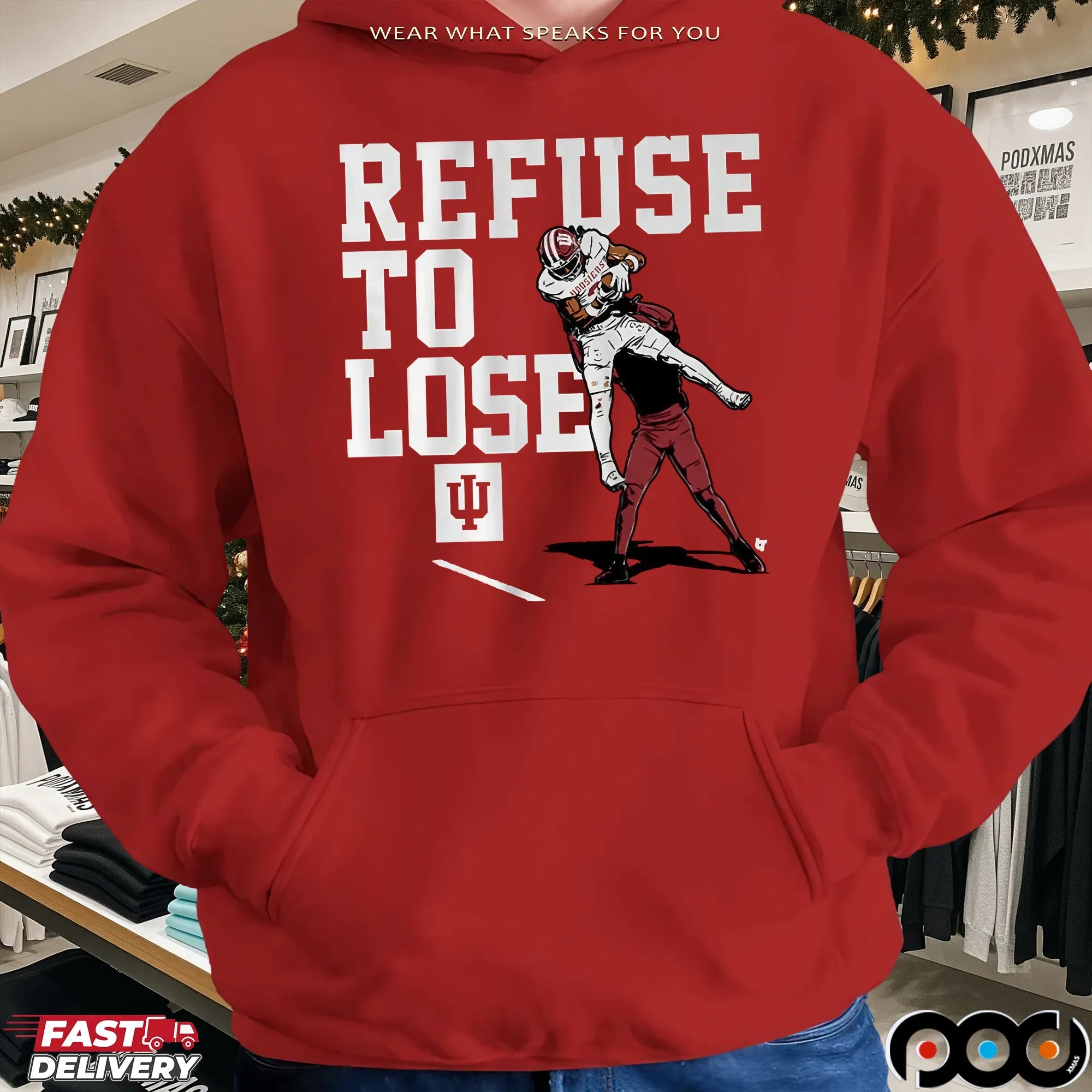 Indiana Hoosiers Football Omar Cooper Jr Refuse to Lose Graphic T Shirt