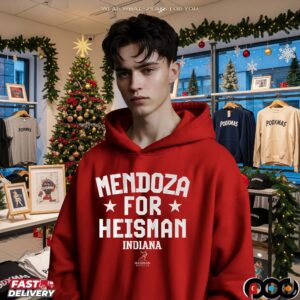 Indiana Hoosiers Football Student Athlete Mendoza for Heisman Graphic T Shirt