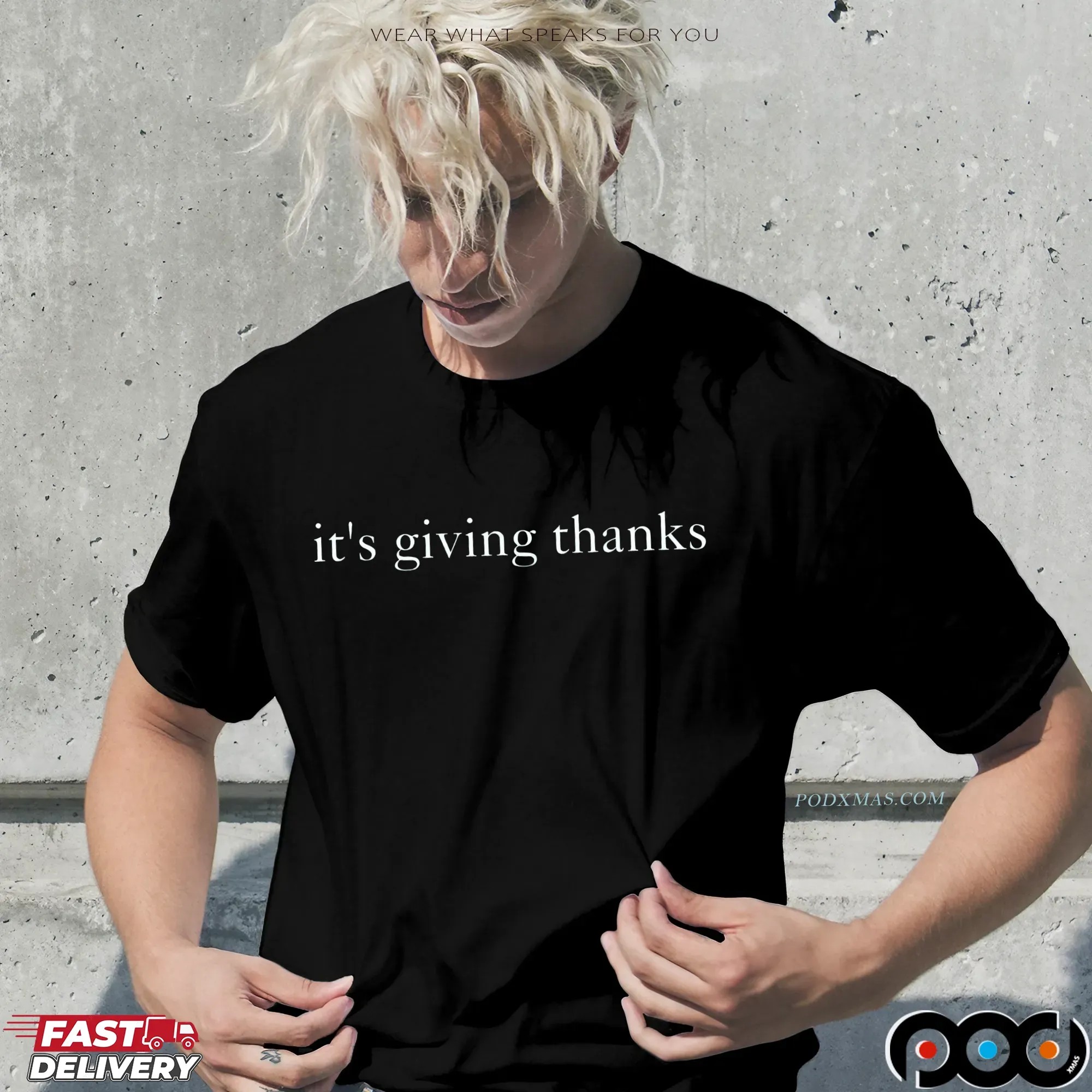 It's Giving Thanks Family Thanksgiving T Shirt