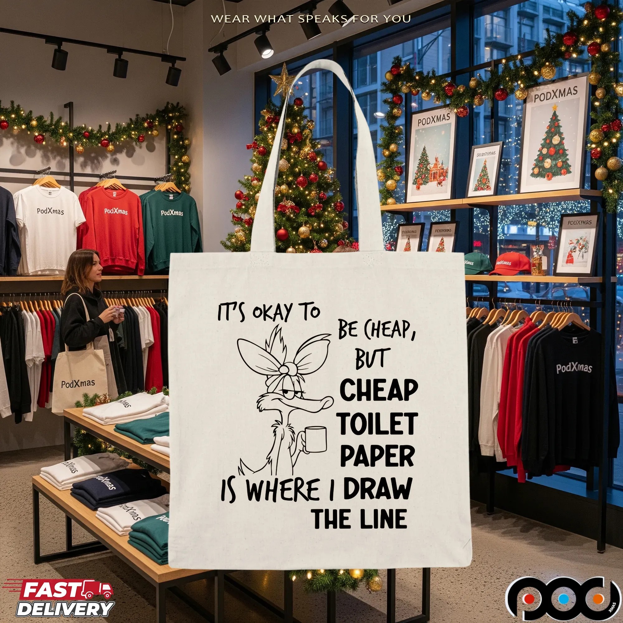 It's Okay To Be Cheap, But Cheap Toilet Paper Is Where I Draw The Line T Shirt