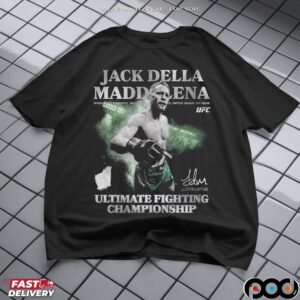 Jack Della Maddalena Ultimate Fighting Championship Signature Graphic T Shirt
