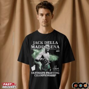 Jack Della Maddalena Ultimate Fighting Championship Signature Graphic T Shirt