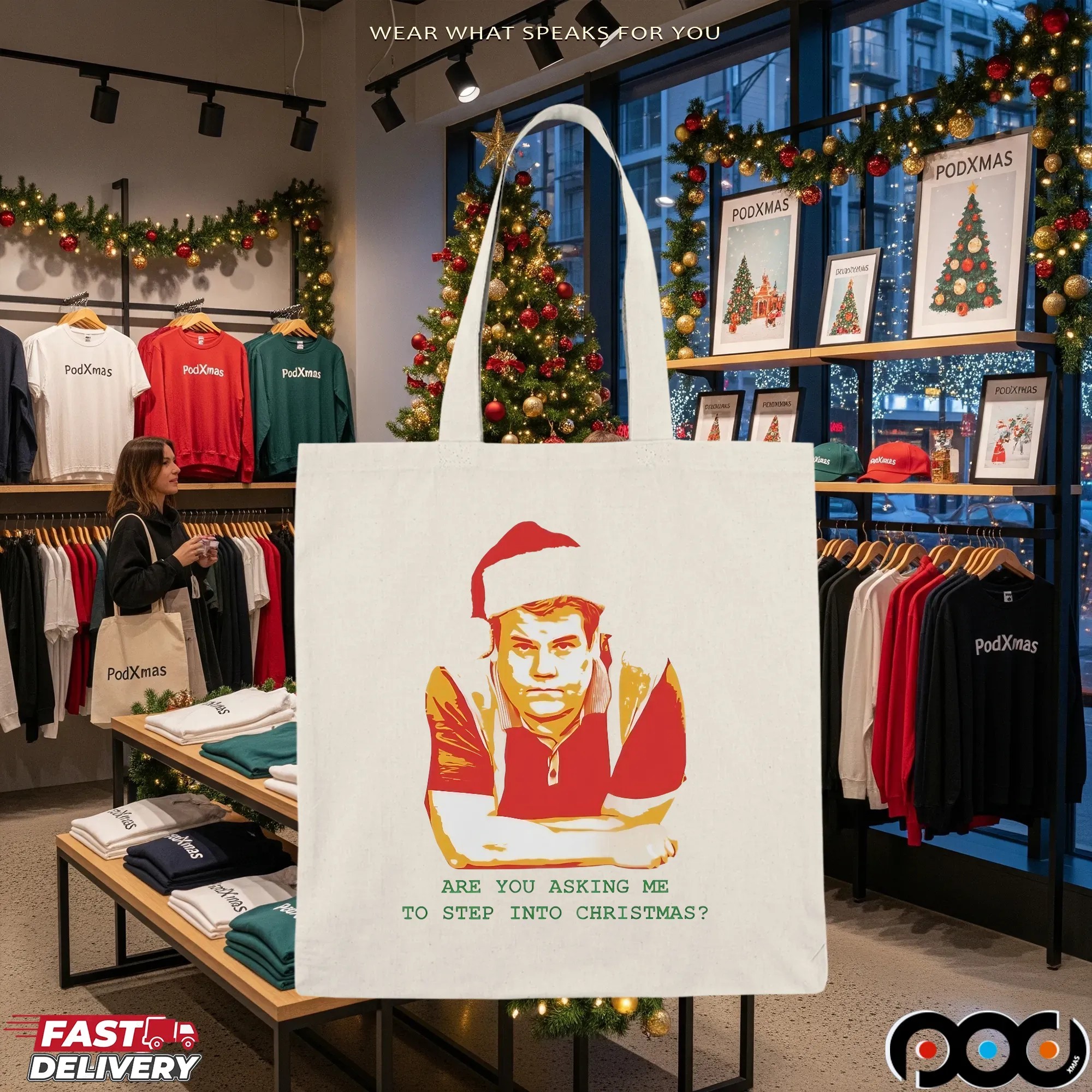 James Corden Are You Asking Me To Step Into Christmas Graphic T Shirt