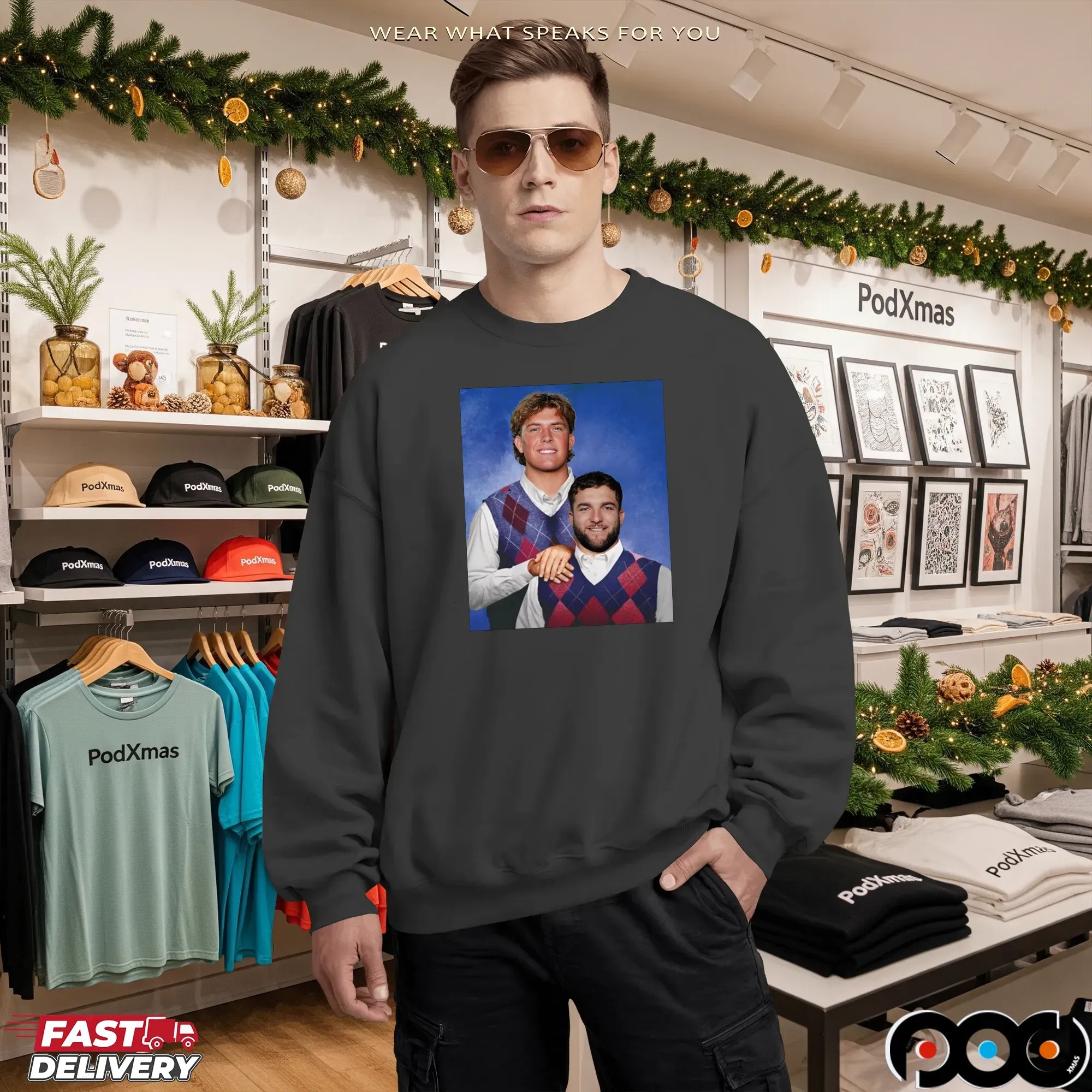 Jaxson Dart and Cam Skattebo Step Brothers 2025 Parody T Shirt