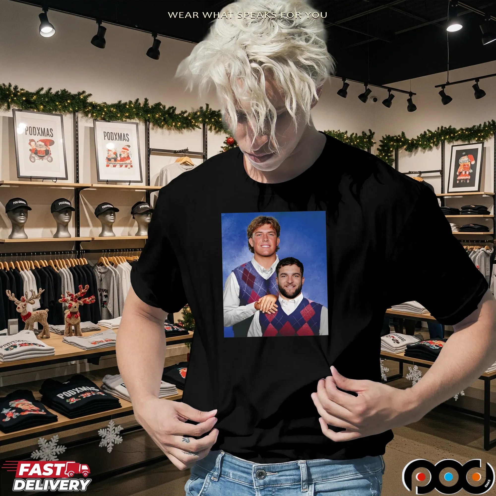 Jaxson Dart and Cam Skattebo Step Brothers 2025 Parody T Shirt