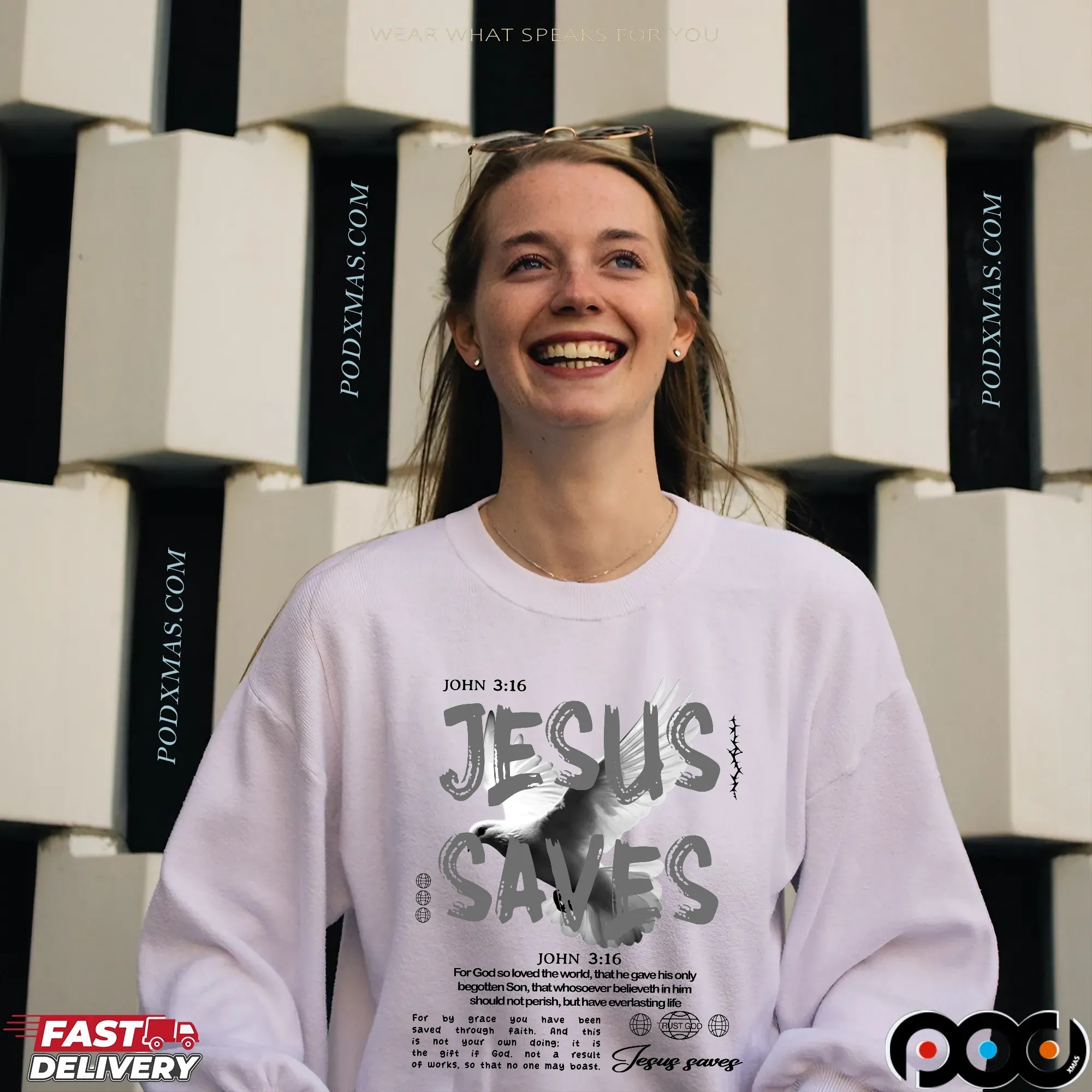Jesus Saves John 3 16 For God So Loved The World That He Gave His Only Begotten Son T Shirt