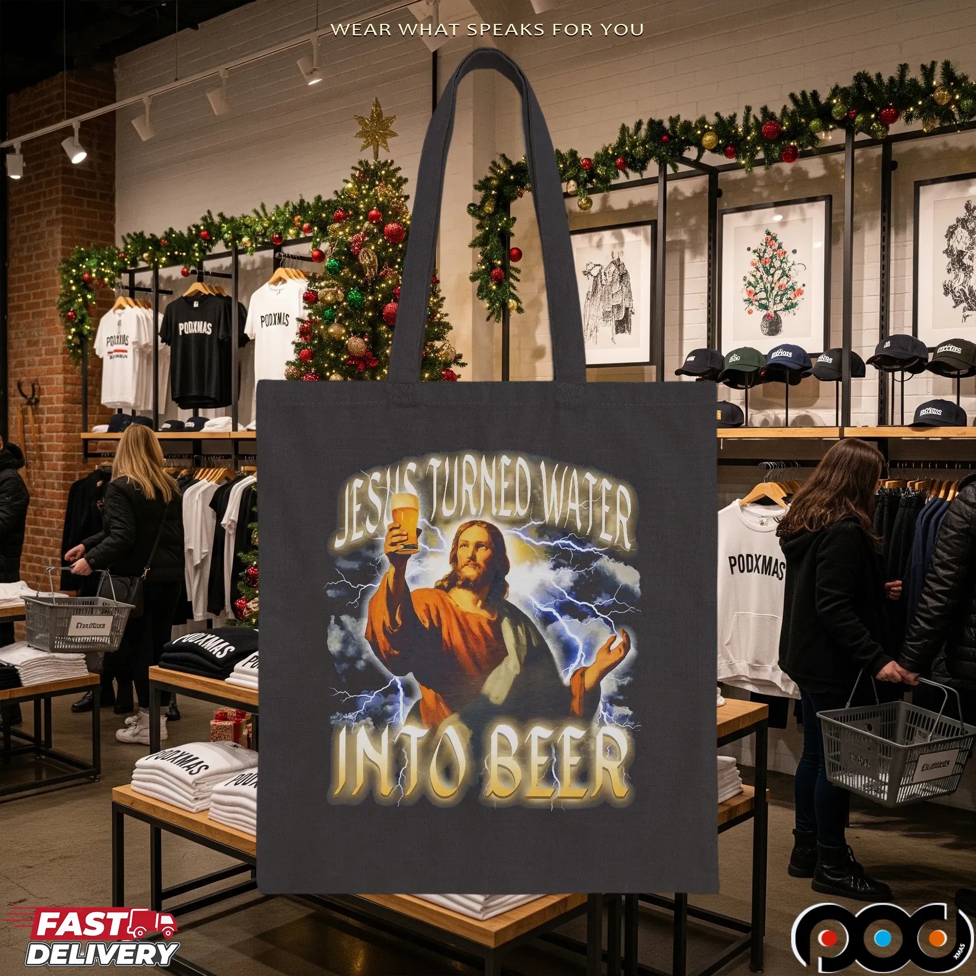 Jesus Turned Water Into Beer Vintage Bootleg T Shirt