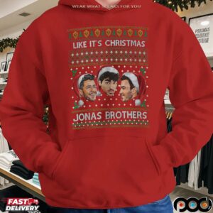 Jobros Like It's Christmas Ugly Christmas Jonas Brother Boy Band T Shirt