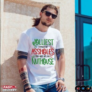 Jolliest Bunch Of Assholes This Side Of The Nuthouse Griswold Christmas Vacation Quote T Shirt