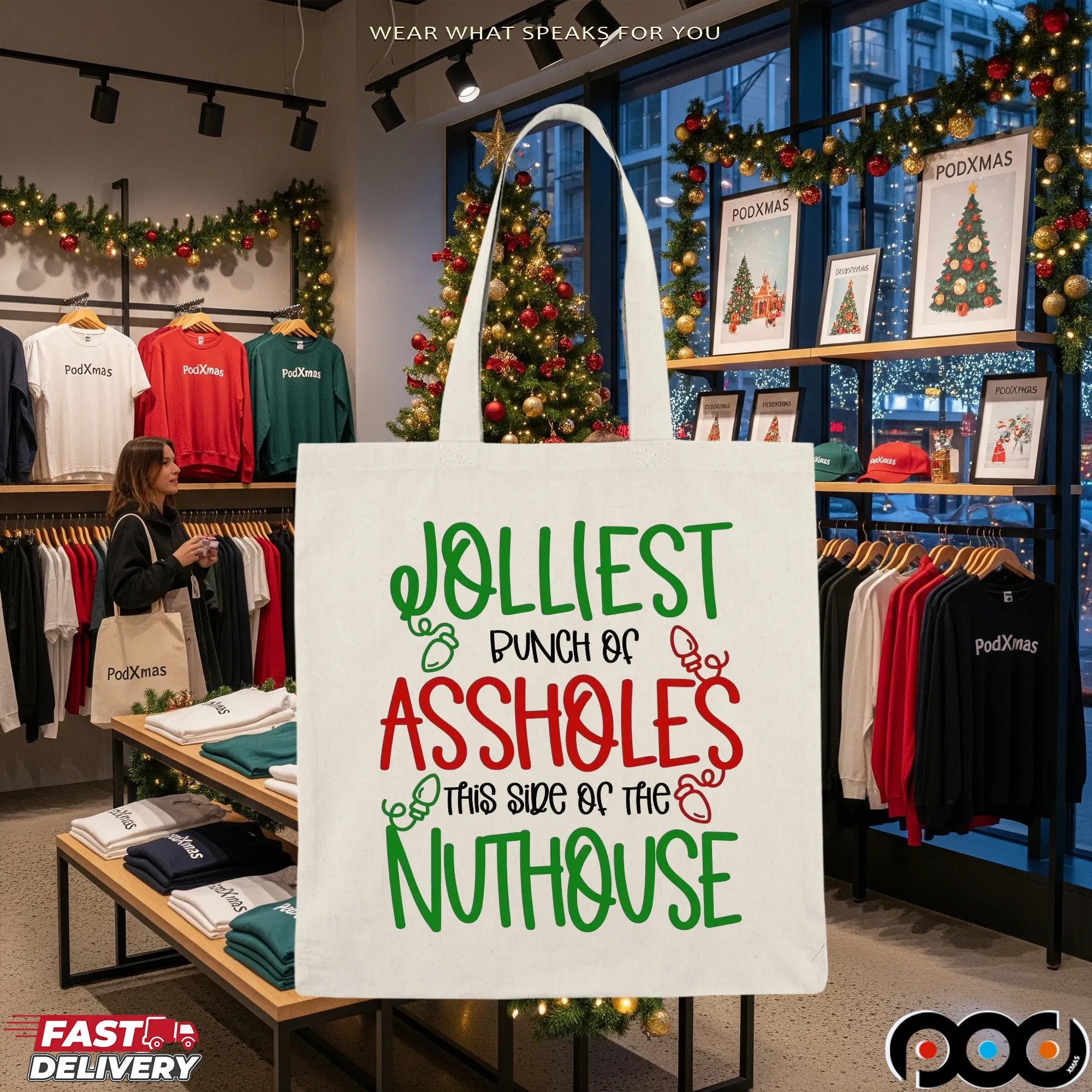 Jolliest Bunch Of Assholes This Side Of The Nuthouse Griswold Christmas Vacation Quote T Shirt