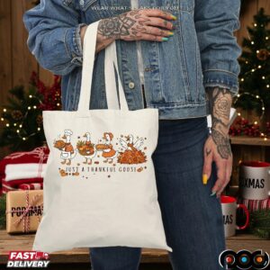 Just a Thankful Silly Goose Thanksgiving Goose Fall Season T Shirt