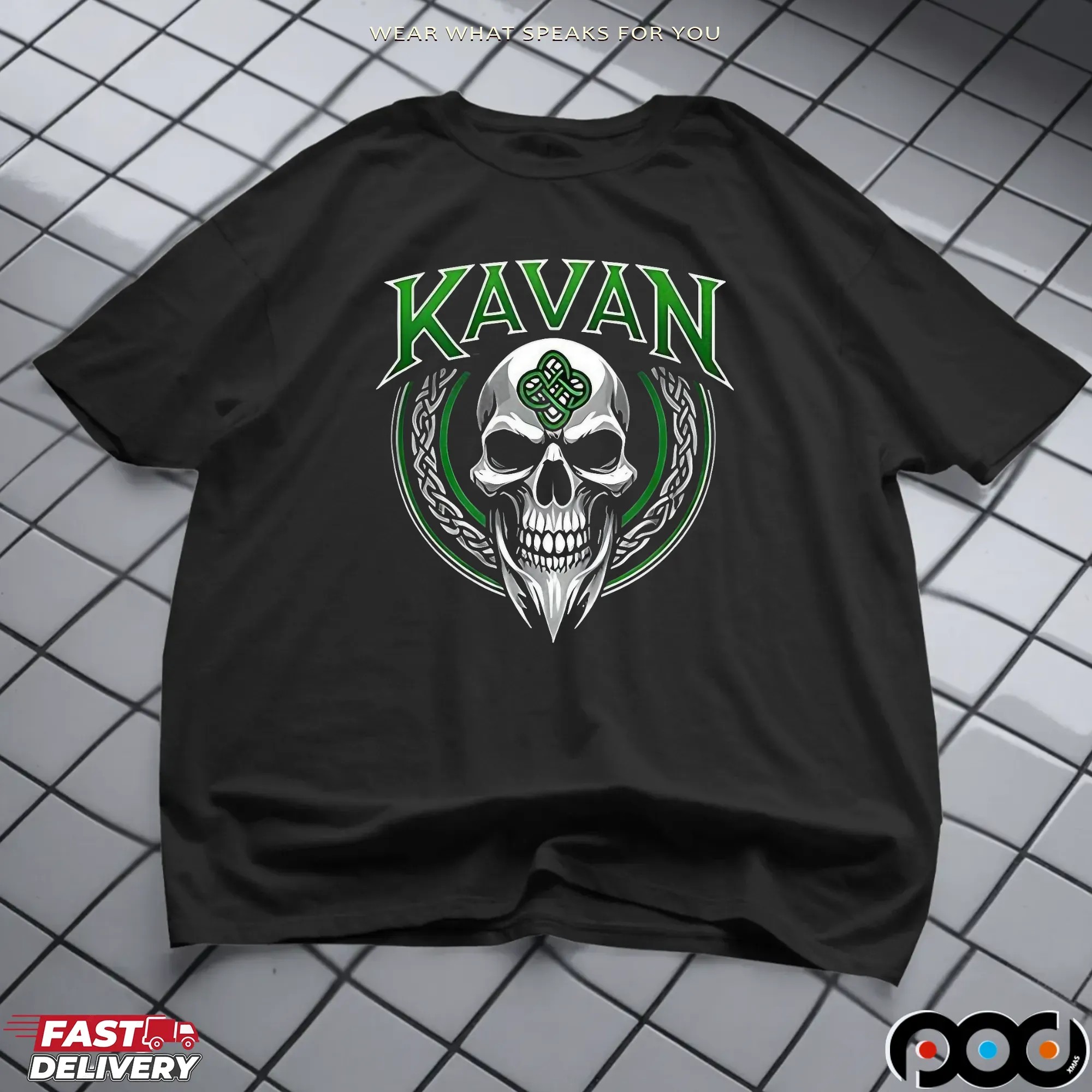 Kavan O'reilly Kavan Skull Logo T Shirt