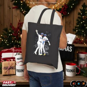 Kiké Hernandez And Gavin Lux LA Dodgers Signature T Shirt
