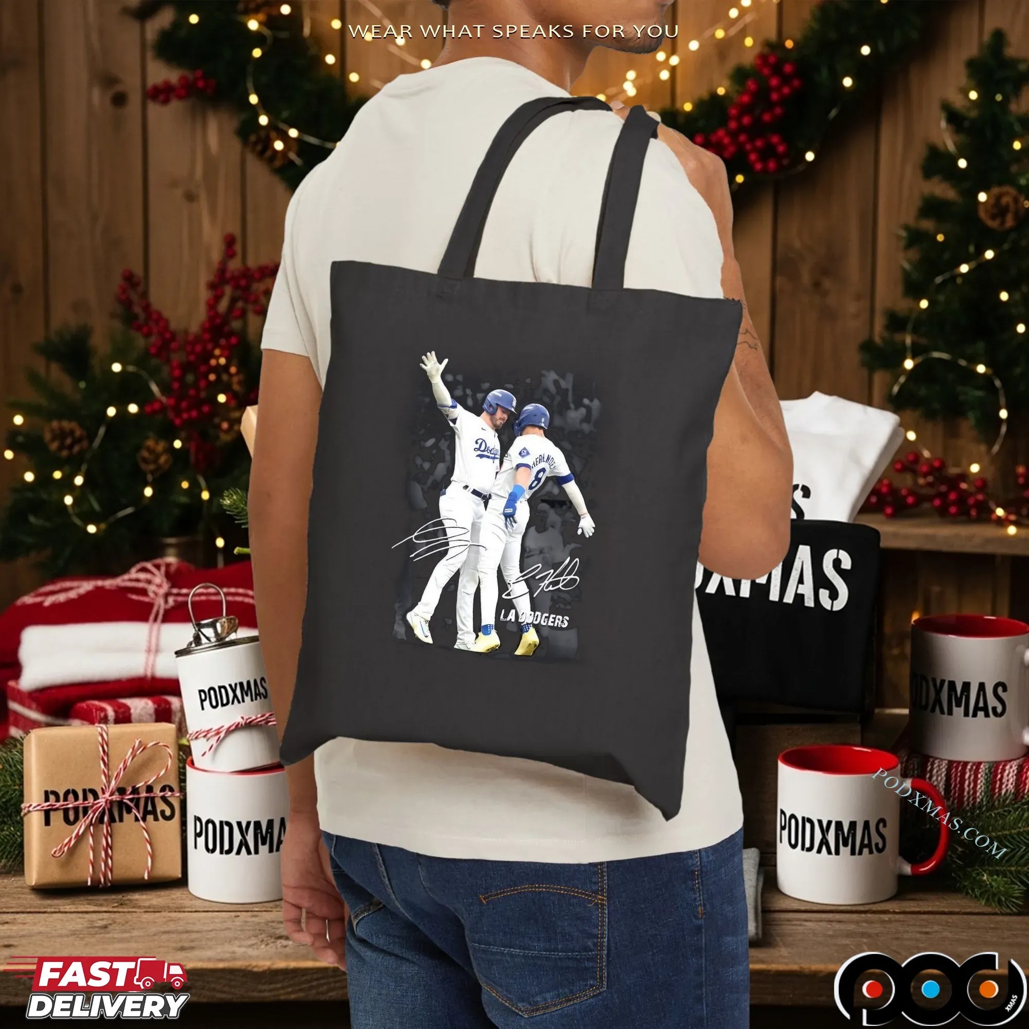 Kiké Hernandez And Gavin Lux LA Dodgers Signature T Shirt