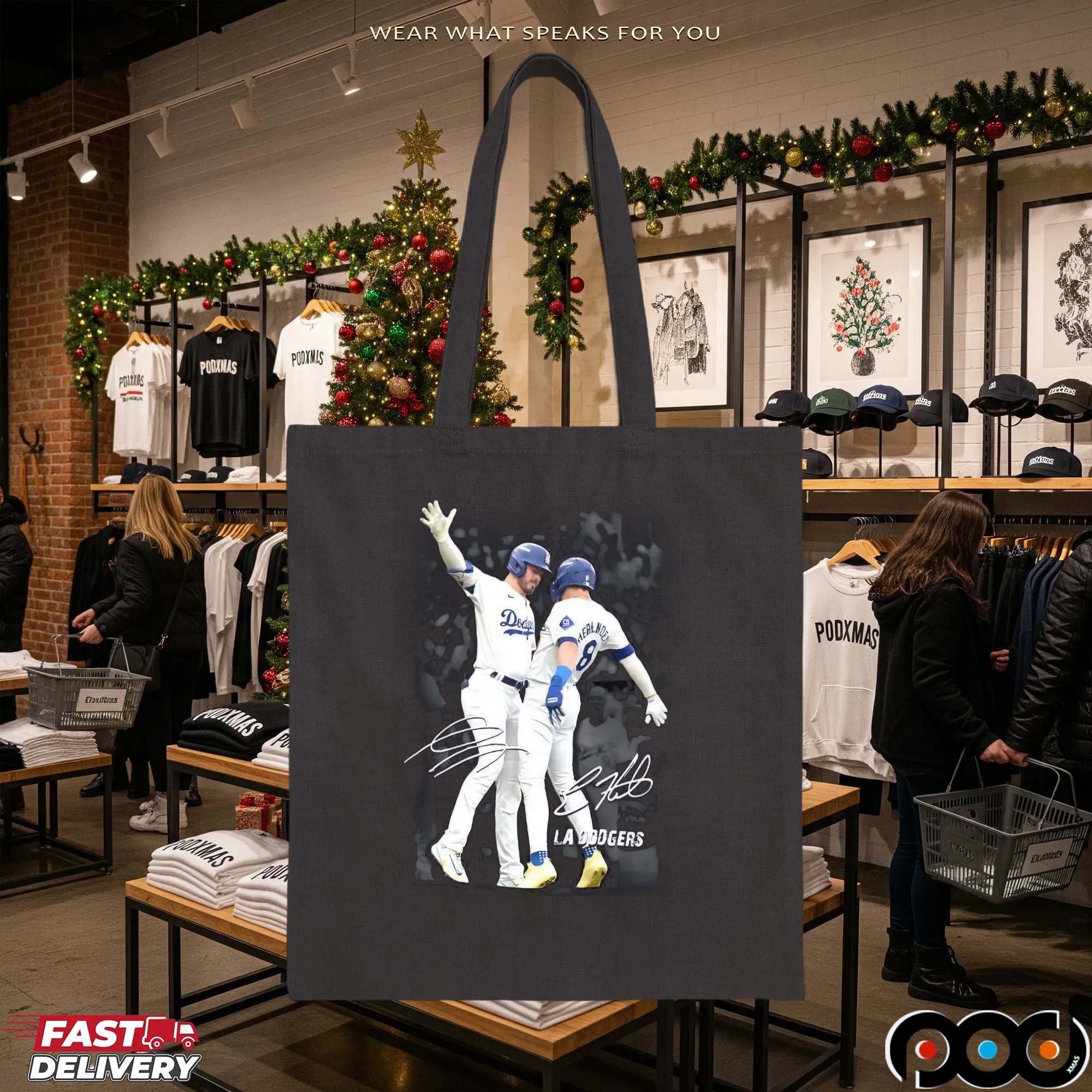 Kiké Hernandez And Gavin Lux LA Dodgers Signature T Shirt