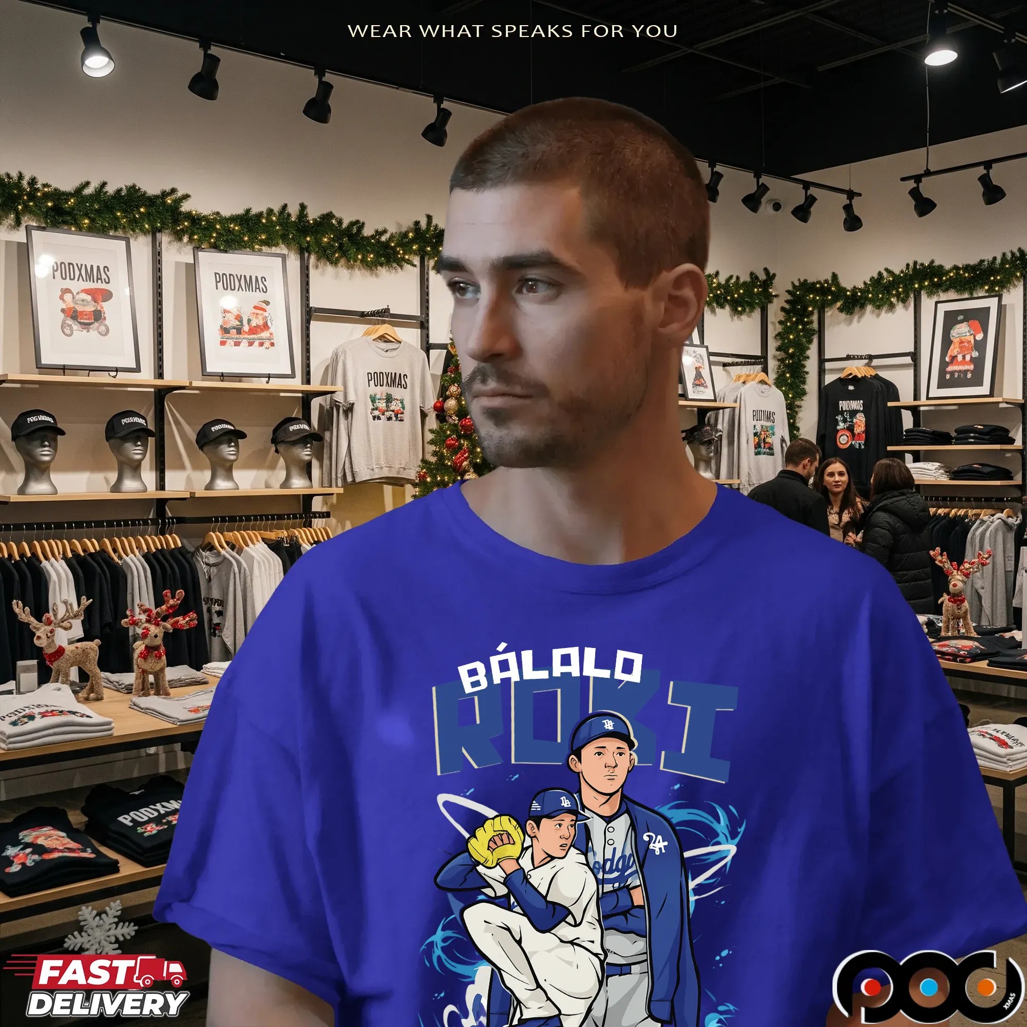 LA Baseball Báilalo Roki T Shirt