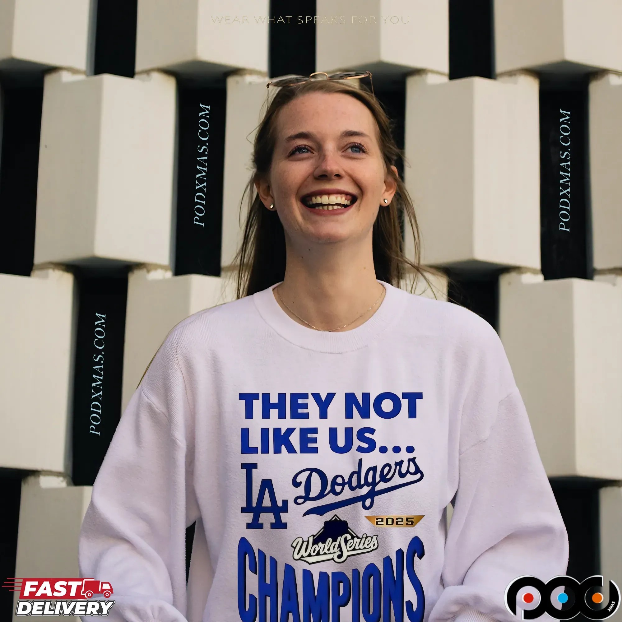 LA Dodgers 2025 World Series Champions They Not Like Us T Shirt