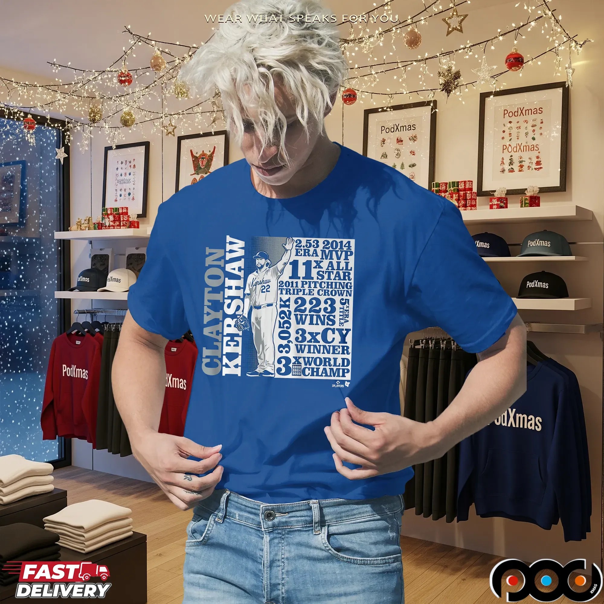 LA Dodgers Clayton Kershaw GOAT List T Shirt