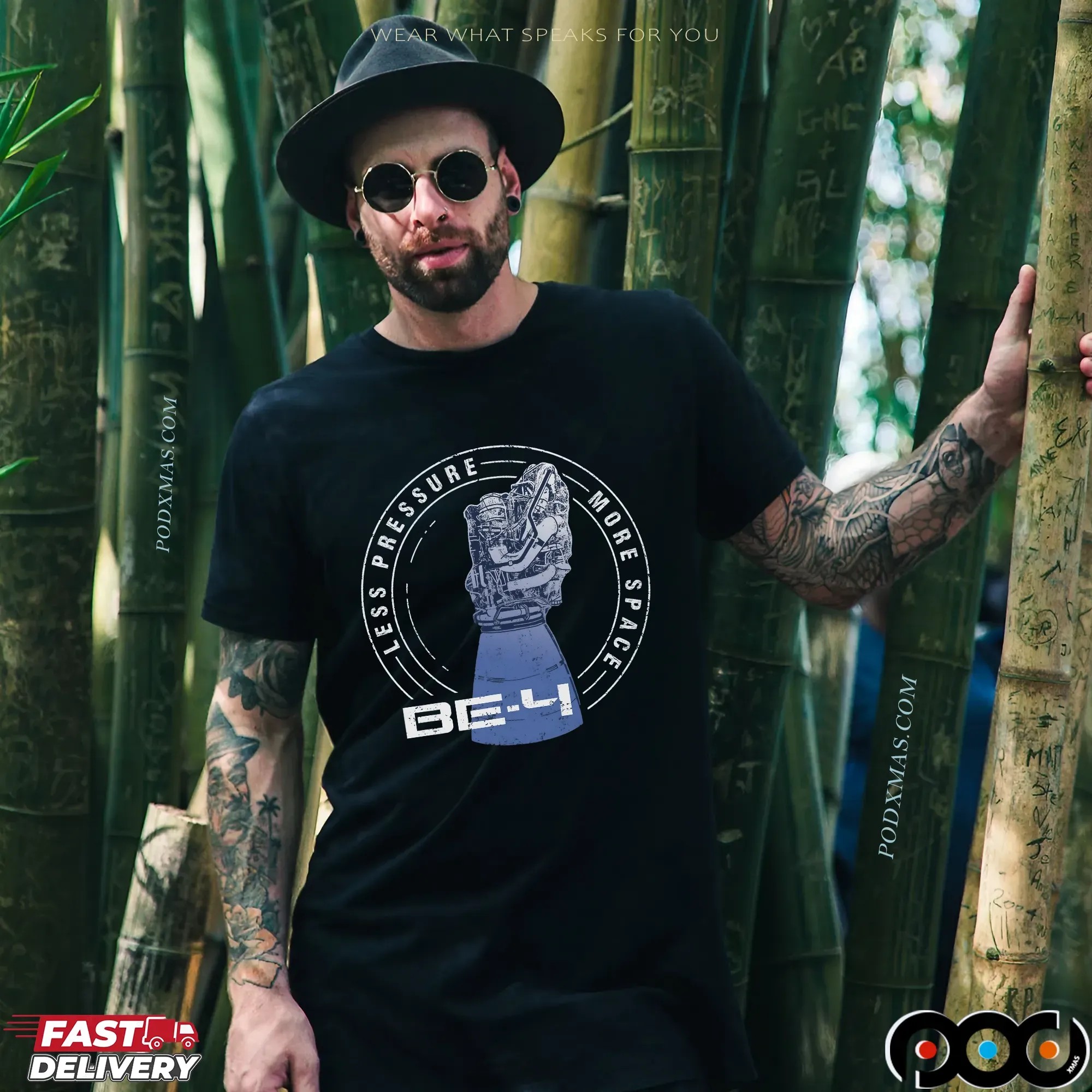 Less Pressure More Space BE-4 T Shirt