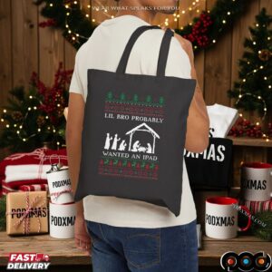 Lil Bro Probably Wanted An Ipad Ugly Christmas Meme T Shirt