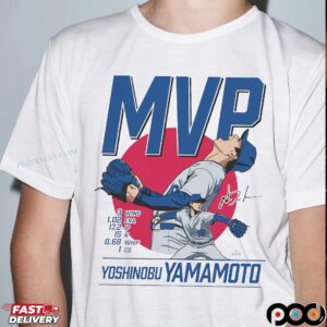Los Angeles Dodgers Yoshinobu Yamamoto Series Dodgers MVP T Shirt